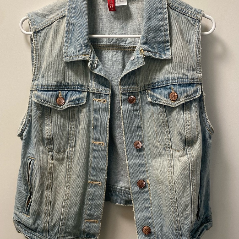 Levi's Light Blue Denim Vest